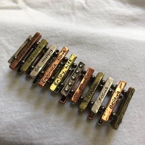 Inspirational Phrase bracelet